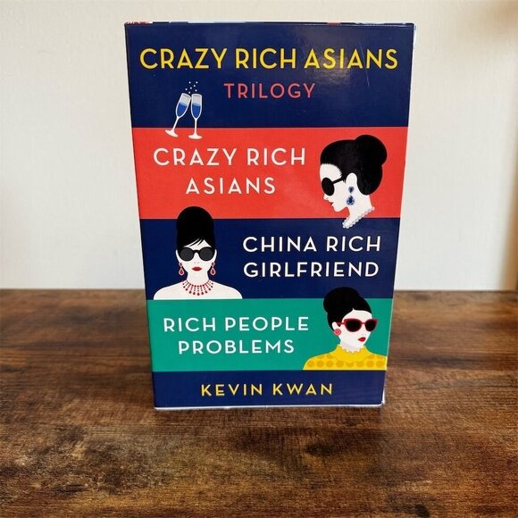 Crazy Rich Asians Trilogy Box Set by Kevin Kwan - 3 Paperback Books- NEW - Picture 2 of 7